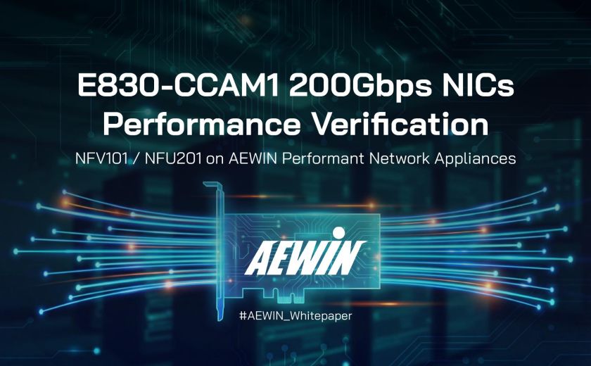 E830-CCAM1 200Gbps 網卡性能驗證