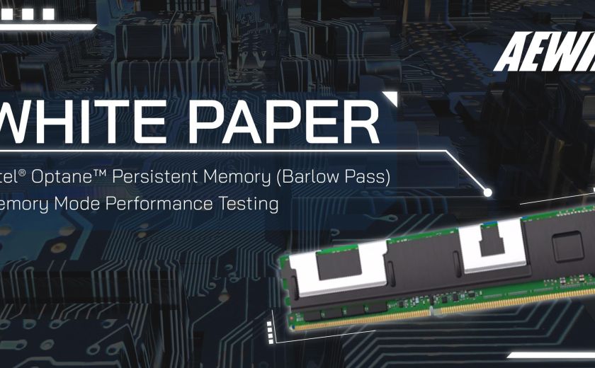 Intel Optane 持久性記憶體（Barlow Pass）記憶體模式性能測試