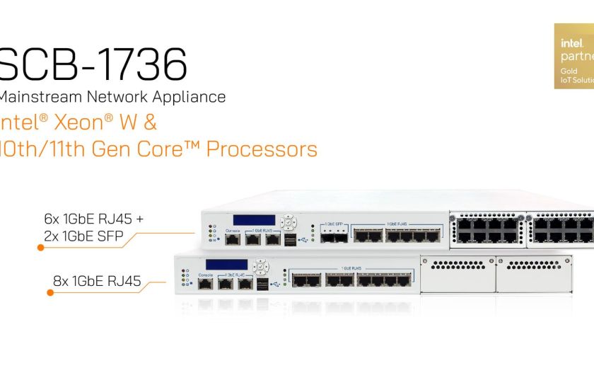 Network Appliance SCB-1736 powered by Xeon W and Core i