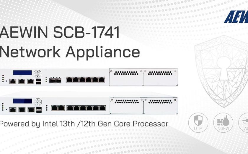 AEWIN SCB-1741 Network Appliance Powered by Intel 13th /12th Gen Core Processor