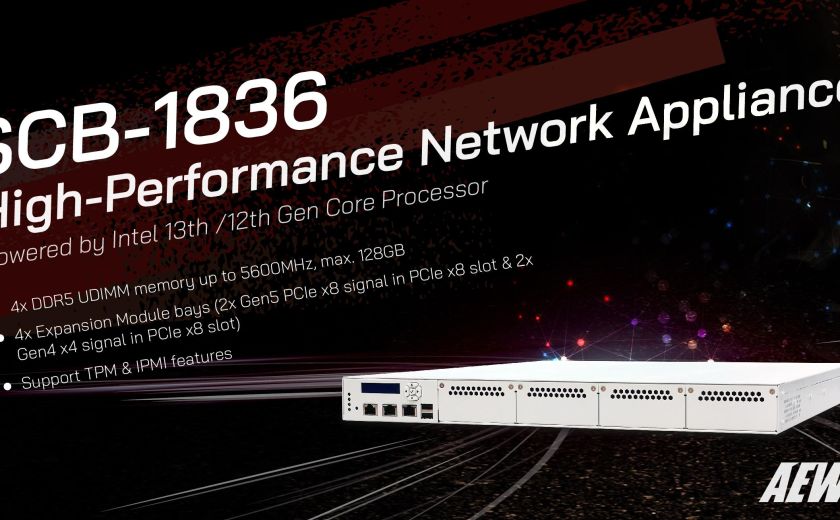 SCB-1836, High-Performance Network Appliance Powered by Intel 13th /12th Gen Core Processor