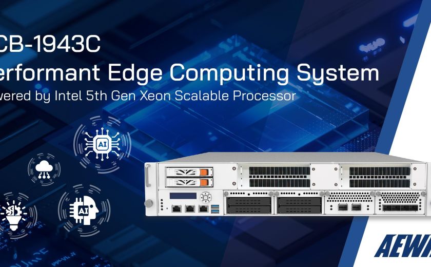 Performant Edge Computing System, SCB-1943C, Powered by Intel 5th Gen Xeon Scalable Processor