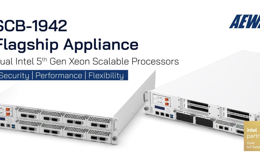 AEWIN SCB-1942 Flagship Appliance, Powered by Dual Intel® 5th Gen Xeon Scalable Processors