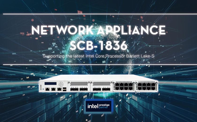 AEWIN Network Appliance, SCB-1836, Supporting the latest Intel Core Processor Barlett Lake-S