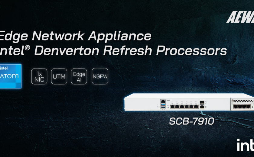 SCB-7910 由 Intel Denverton 處理器驅動