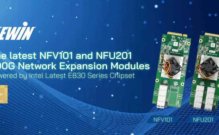 AEWIN 宣布最新的 NFV101 和 NFU201：由 Intel 最新的 E830 系列晶片組驅動的 200G 網路擴展模組